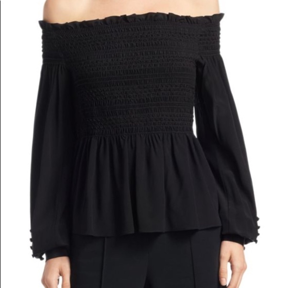 ALC Phoenix black off the shoulder top